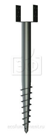 Винтовая свая. Грунт ГФ-021 - СВМ-U 57 (3) - 1200